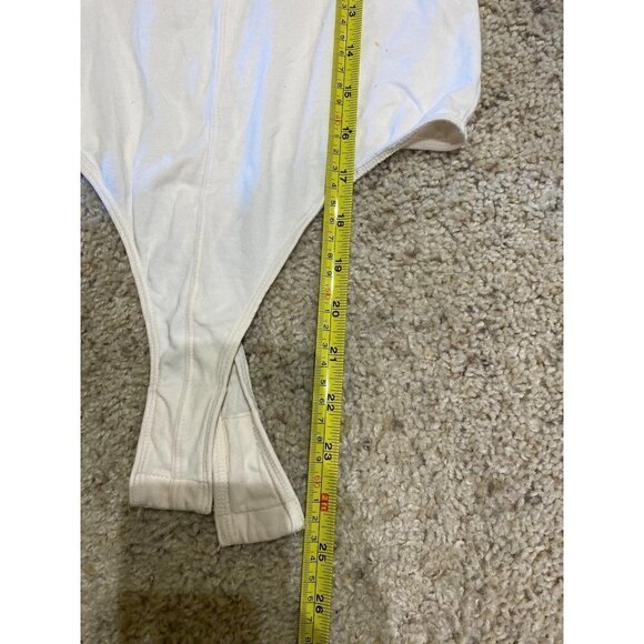 Intimately by Free People Women’s Zone Out Long Sleeve Bodysuit Cream Size XS - Picture 6 of 6